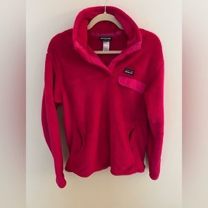 Pink Patagonia Re-Tool Snap Fleece Pullover Size XL
